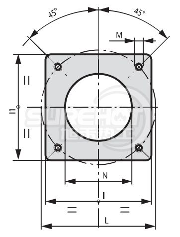 百得TBG60P燃燒器法蘭圖