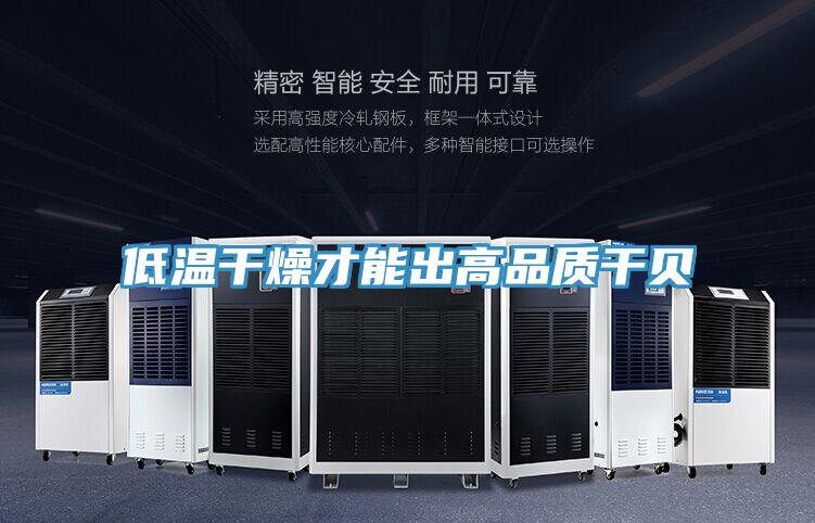 低溫干燥才能出高品質干貝