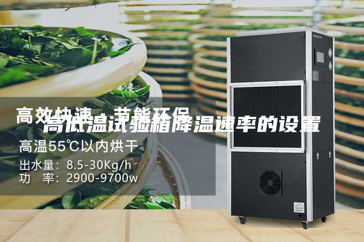 高低溫試驗箱降溫速率的設置